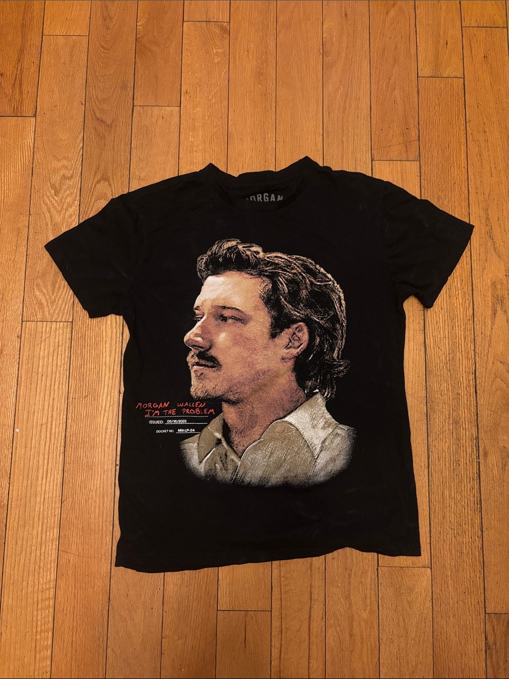Morgan Wallen I’m the Problem Black Short-Sleeve Graphic Crewneck T-Shirt